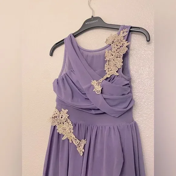satin mini dress purple Current Mood Taffeta Ribbon Tie Mini Dress